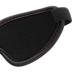 Masque aveugle cuir vegan réglable Begme — détail texture surface