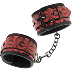 begme menottes premium edition rouge avec doublure en neoprene