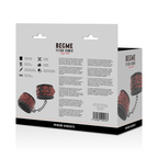begme menottes premium edition rouge avec doublure en neoprene