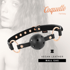 Bâillon à boule respirant cuir synthétique — détail produit