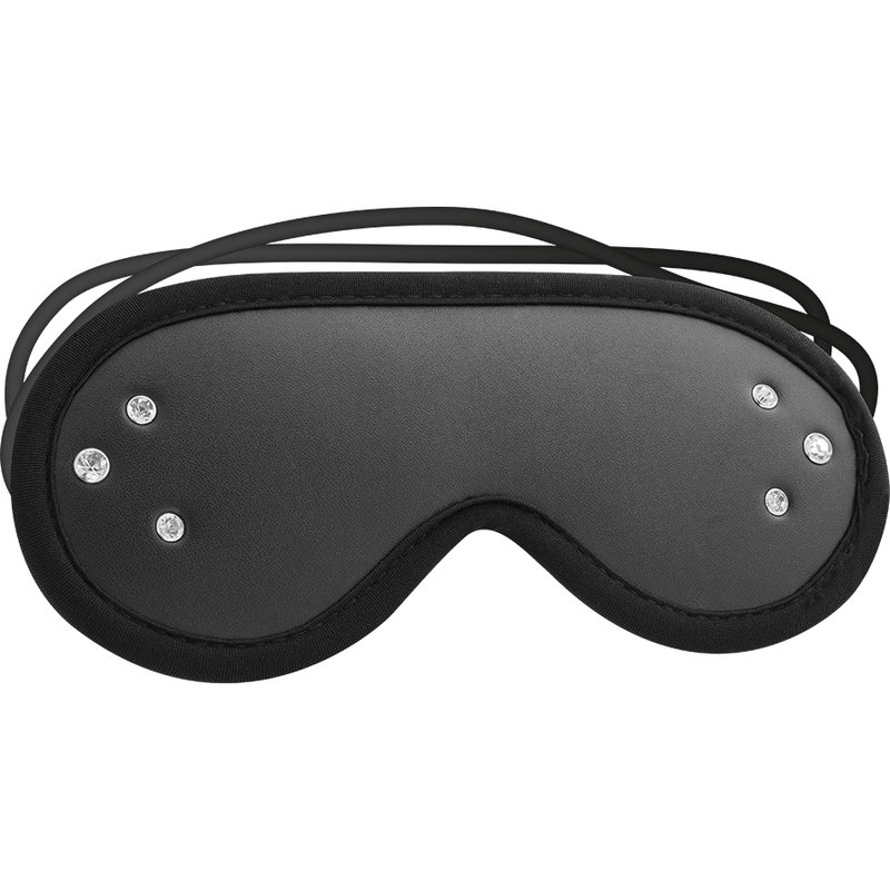 Masque fantasy cuir végan avec doublure néoprène — vue de dos