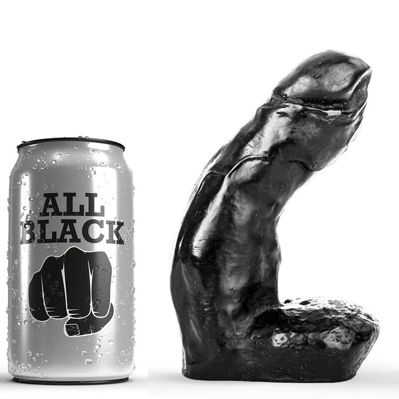 Gode réaliste All Black — vue principale