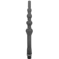 all black douche anal en perles silicone 27 cm