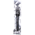 all black douche anal en perles silicone 27 cm