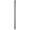 Sonde urétrale All Black en silicone flexible noir de 24 cm, vue de face sur sa tige lisse de 10 mm de diamètre, conçue pour la stimulation urétrale en contexte BDSM.