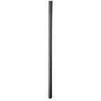 Sonde urétrale All Black en silicone flexible noir de 24 cm, vue de face sur sa tige lisse de 10 mm de diamètre, conçue pour la stimulation urétrale en contexte BDSM.