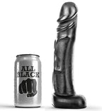 Gode réaliste All Black — vue principale