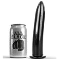 Gode anal et vaginal silicone All Black — vue principale
