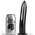 Gode anal et vaginal silicone All Black — vue principale