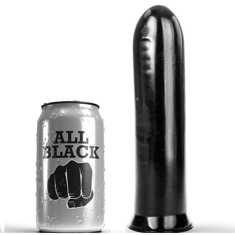 Gode noir épais en silicone — vue principale