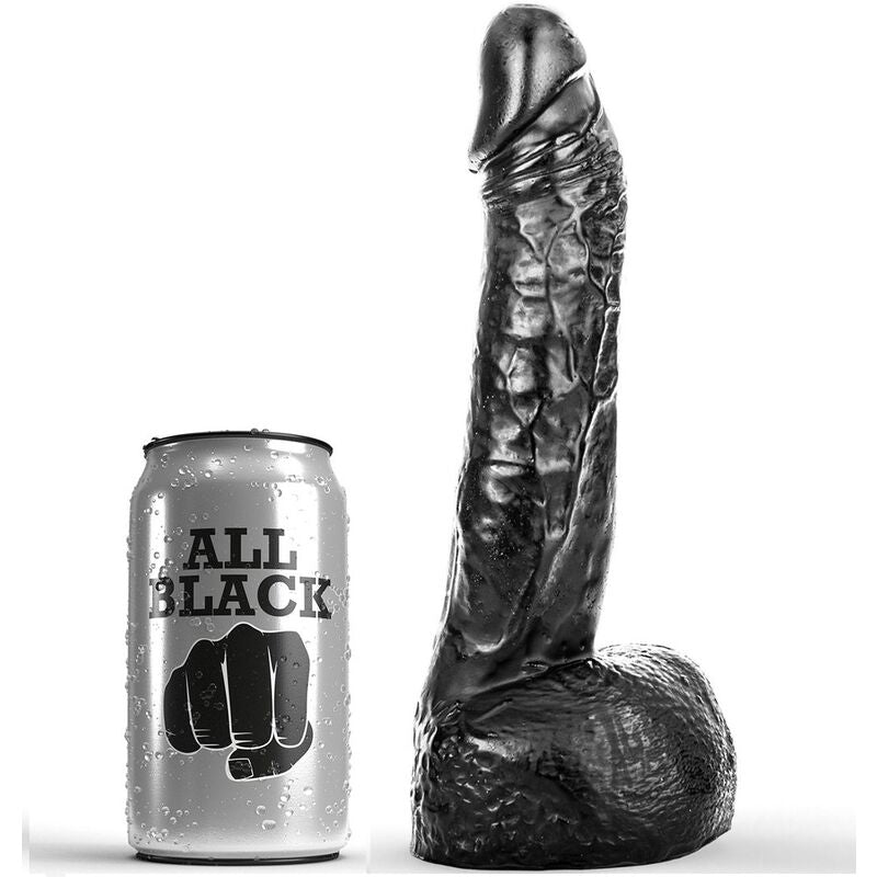 Gode fisting réaliste All Black — vue principale
