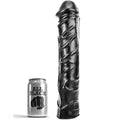 Gode géant fisting TPR noir — vue principale
