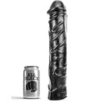Gode géant fisting TPR noir — vue principale