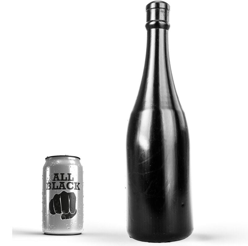 Plug anal All Black forme bouteille champagne — vue principale