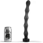Plug anal balle All Black silicone — vue principale