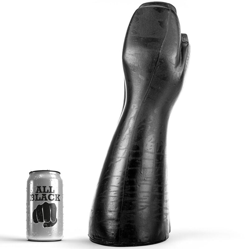 Gode fisting réaliste All Black — vue principale
