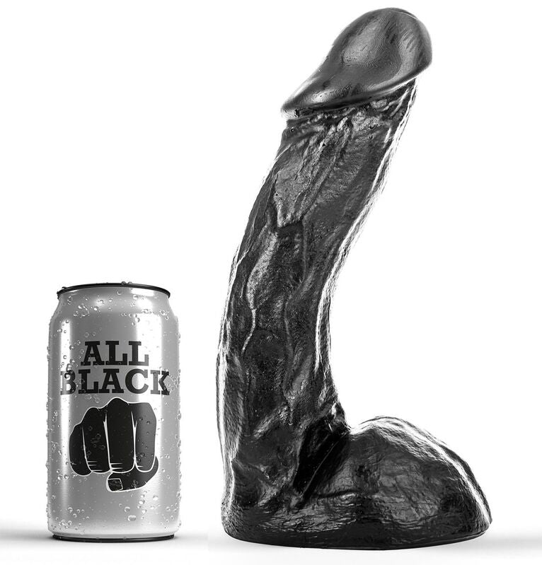 Gode XXL noir flexible — vue principale