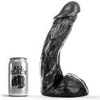 Gode courbé All Black silhouette — vue de dos