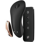 Satisfyer Little Secret avec sa télécommande sans fil, inclus dans le coffret Sortie en couple 2