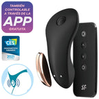 Vibromasseur de culotte Little Secret noir et doré avec télécommande, coffret Sortie en couple 2