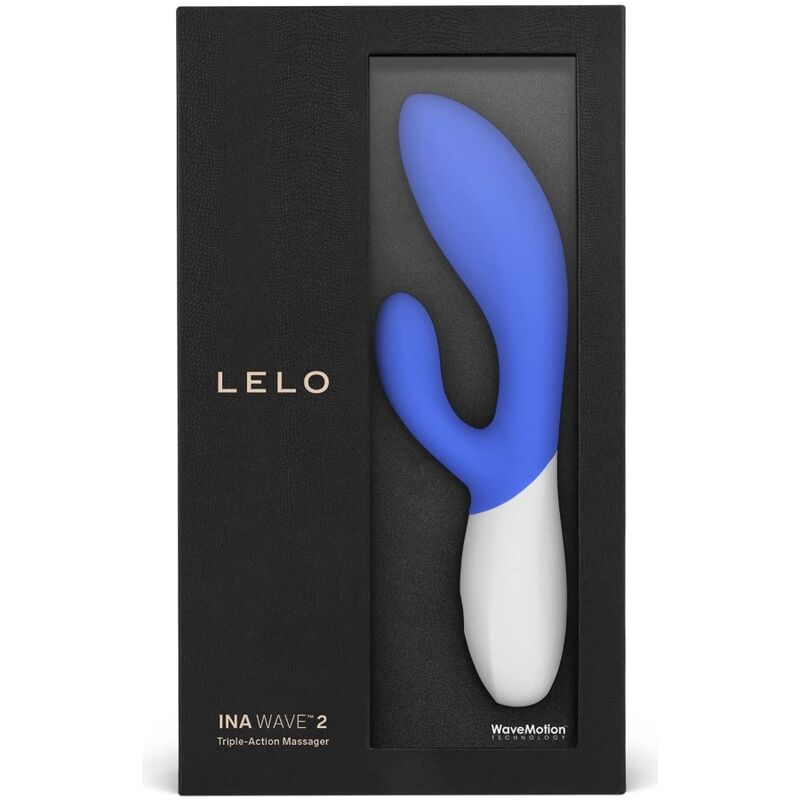 Vibromasseur rabbit point G et clitoris à mouvement de vague — vue de dos