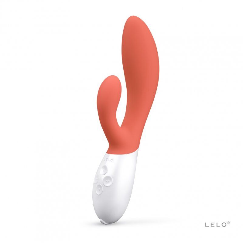 Vibromasseur rabbit double action point G et clitoris Ina — détail base