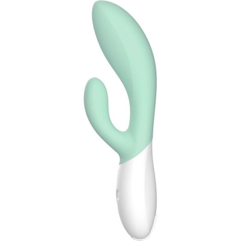 Vibromasseur rabbit double action point G et clitoris Ina — vue de profil