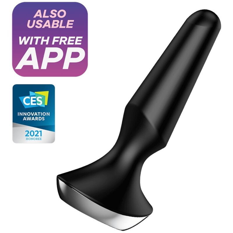 Plug anal vibrant connecté Plug-ilicious silicone Satisfyer — vue galerie 11