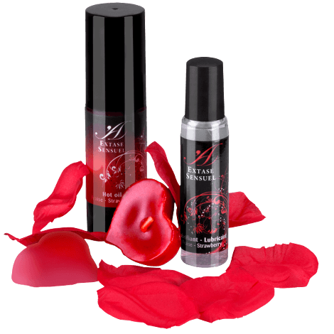 Coffre tentation rouge bien-être sensuel — vue principale
