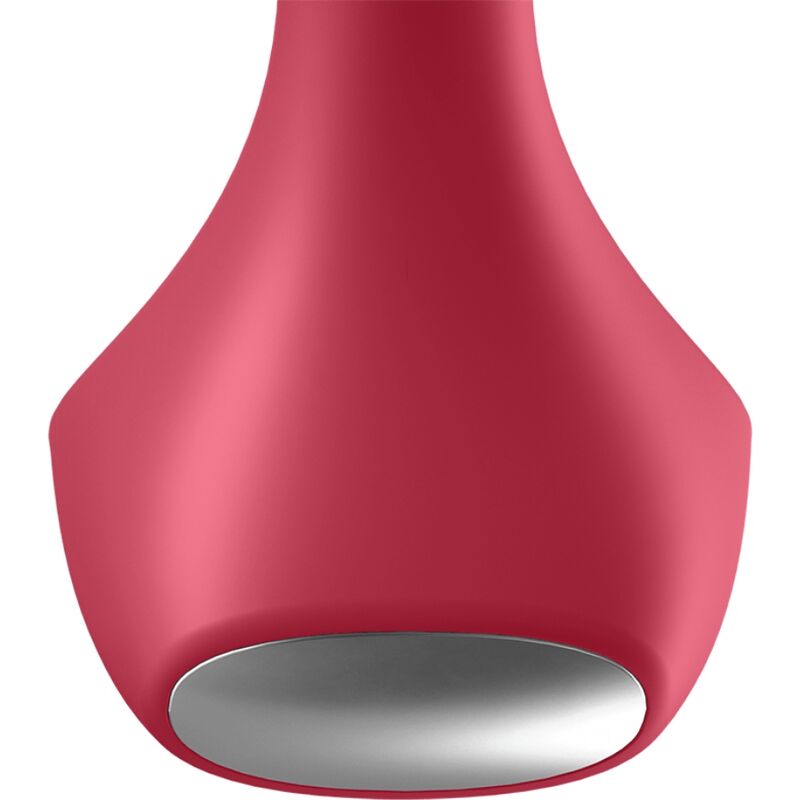 Plug anal vibrant en silicone à base large — détail produit