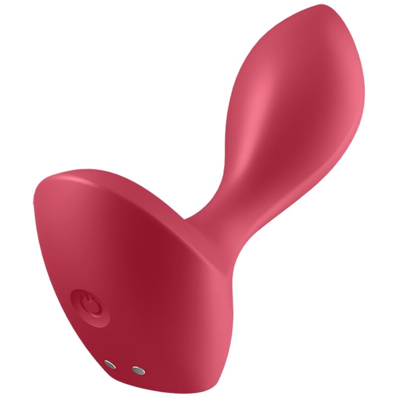 Plug anal vibrant en silicone à base large — emballage produit