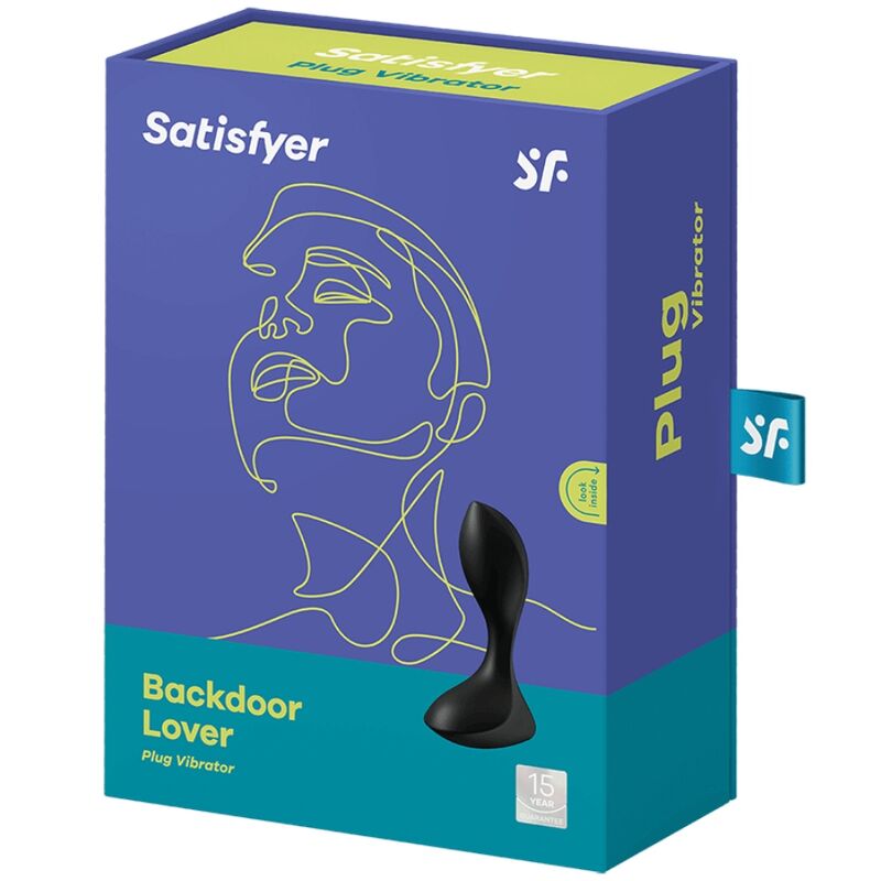 Plug anal vibrant en silicone à base large — vue rapprochée