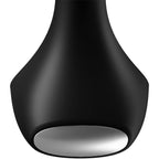 Plug anal vibrant en silicone à base large — vue de dos