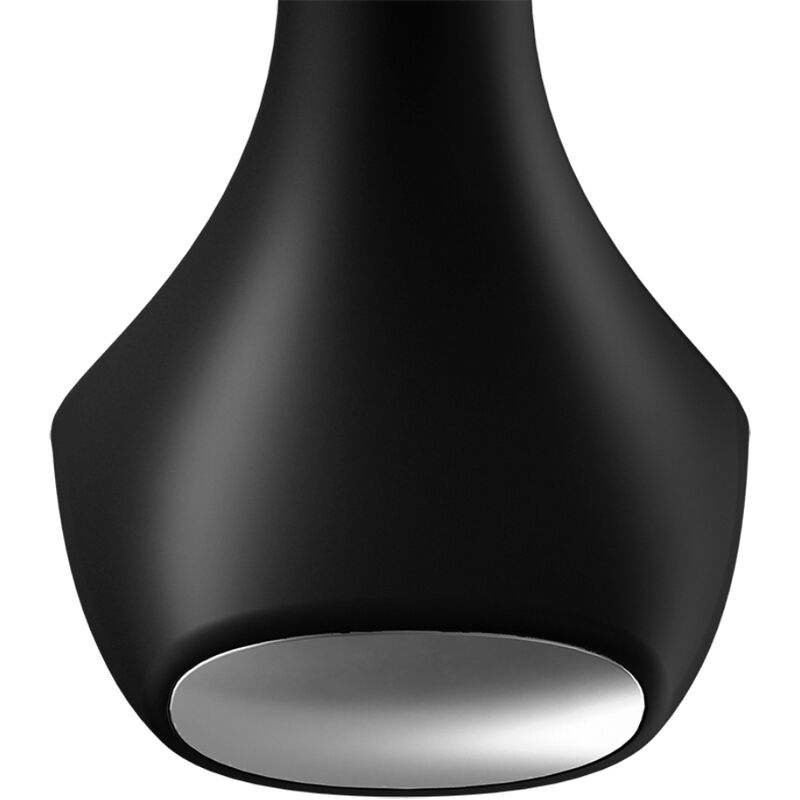 Plug anal vibrant en silicone à base large — vue de dos