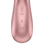 Vibromasseur rabbit chauffant connecté Hot Lover Satisfyer — vue de profil