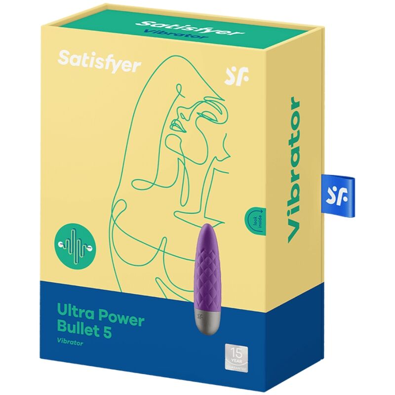 Mini vibromasseur clitoridien Ultra Power Bullet 5 — vue de profil