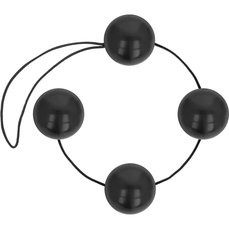 ohmama boules anal chinoises noires 170 gr