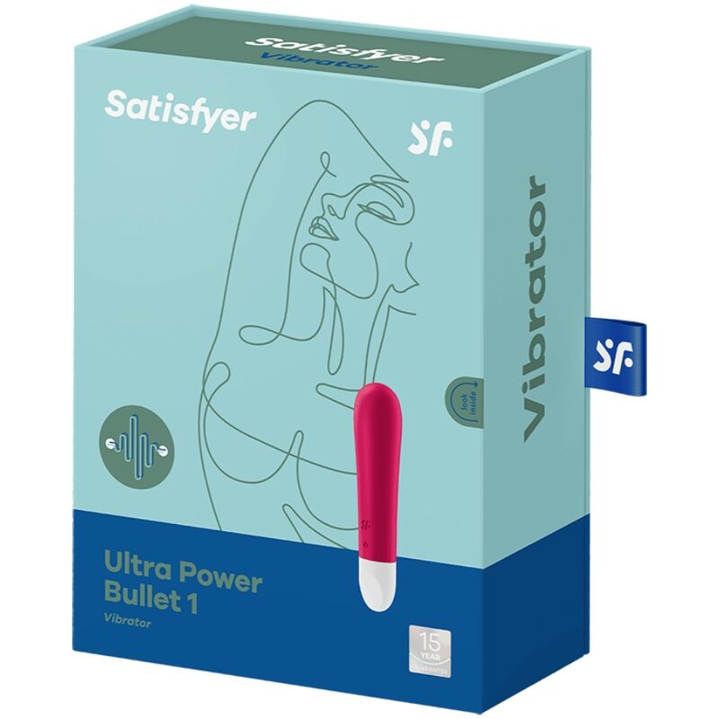 Mini vibromasseur bullet à pointe plate Ultra Power — emballage produit