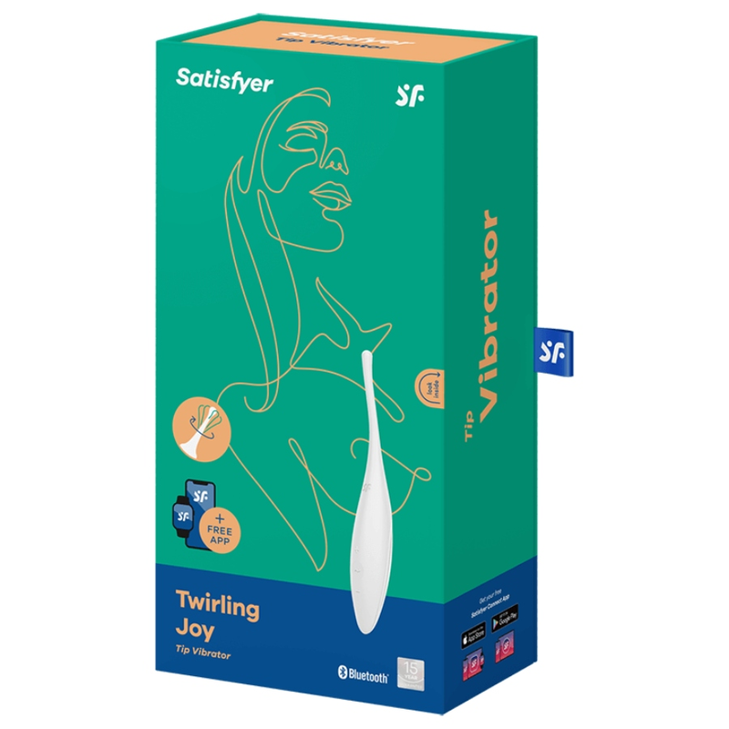 Vibromasseur à vibrations circulantes Twirling Joy — vue de profil