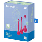 Coffret de boules de Kegel en silicone trois poids — finition matière