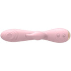 Vibromasseur rabbit double moteur rechargeable — détail texture surface