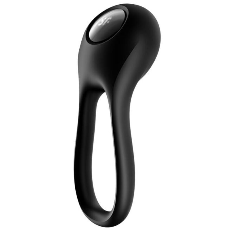 Anneau vibrant double en silicone pour couple — vue principale