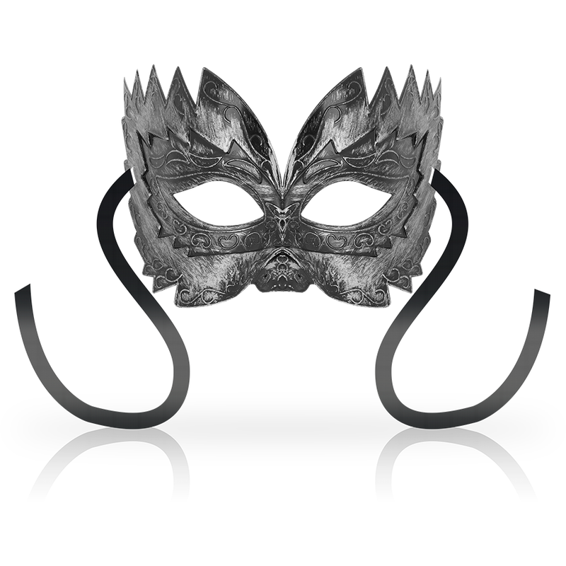 Masque vénitien argent style mystère — vue principale