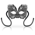 Masque vénitien argent style mystère — vue principale
