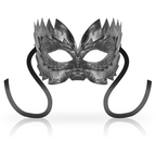 Masque vénitien argent style mystère — vue principale