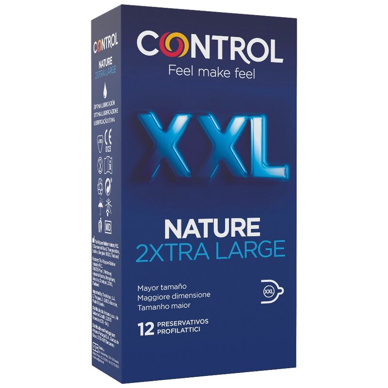 Préservatifs XXL Control Nature latex 12 unités — vue principale