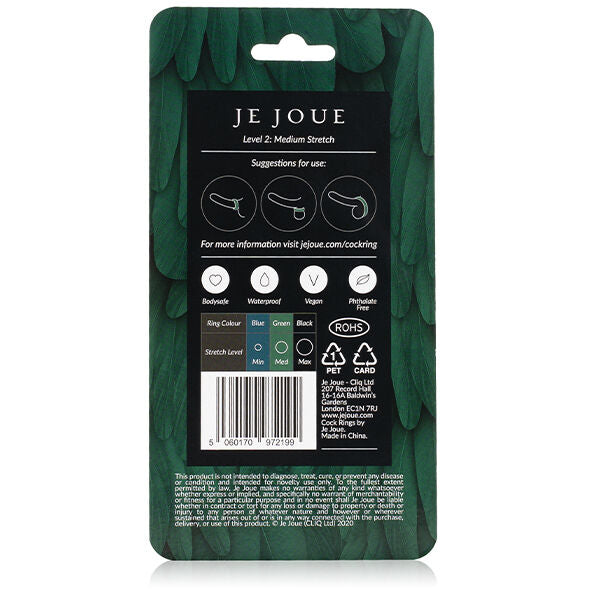 je joue bague silicone verte choke moyen
