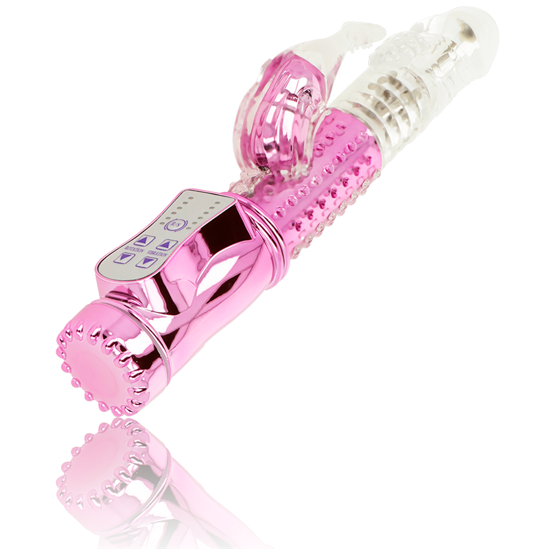 ohmama vibrateur avec fonction de rotation et stimulateur de clitoris