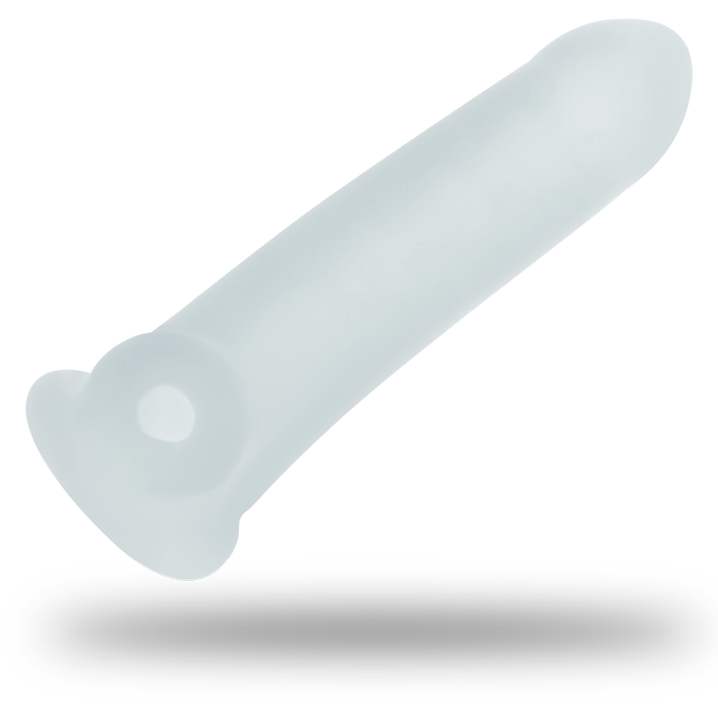 Gaine pénis silicone Ohmama avec anneau testiculaire — vue principale