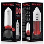 Emballage du Rocket Jamyjob, faces avant et arrière du carton noir avec pictogrammes des caractéristiques et code-barres